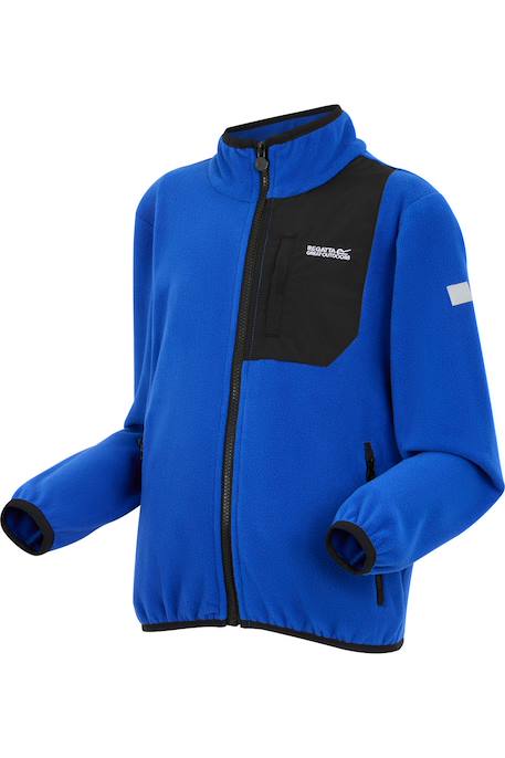 Veste polaire frankie Bleu olympien+Gris orage+Vert néphrite 4 - vertbaudet enfant 