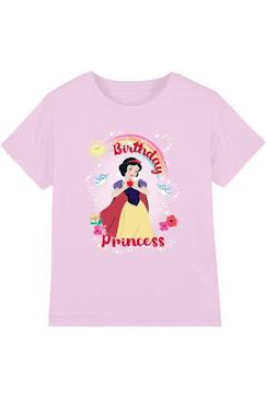T-shirt coton blanche-neige birthday princess and friends  - vertbaudet enfant