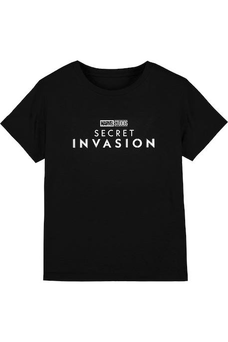 T-shirt coton secret invasion Noir 1 - vertbaudet enfant 