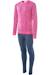 Ensemble sous-vêtements thermiques fille grar ii Bleu foncé / chèvrefeuille+Framboise 3 - vertbaudet enfant 