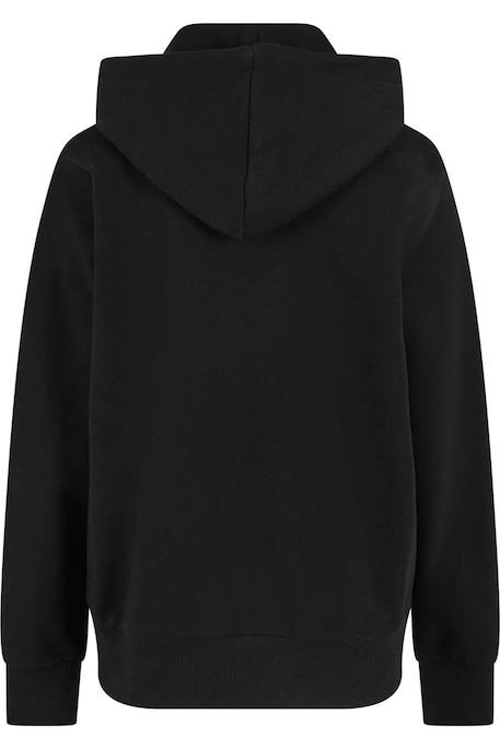 Sweat à capuche coton Noir+Sable blanc 2 - vertbaudet enfant 