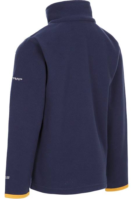 Polaire col zippé garçon etto Bleu marine+Gris 2 - vertbaudet enfant 