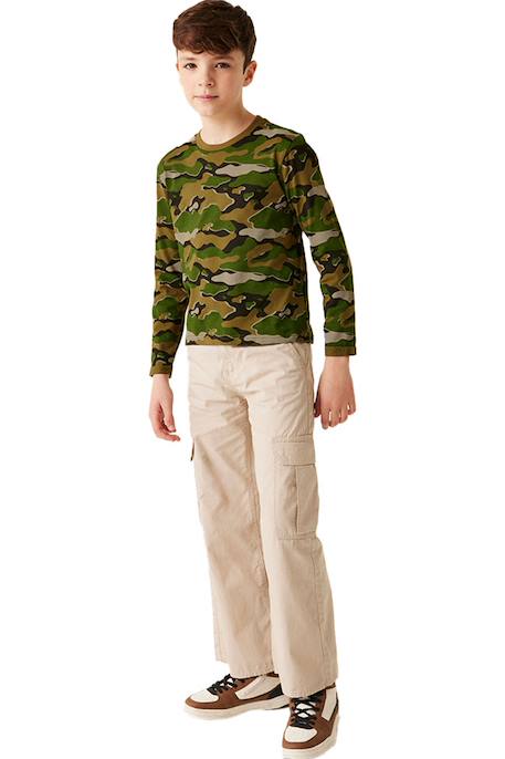 T-shirt wenbie coton iii Vert néphrite 3 - vertbaudet enfant 