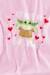 T-shirt motif grogu coton star wars you make my heart Rose 2 - vertbaudet enfant 