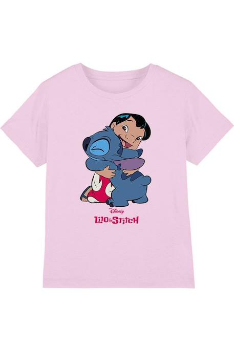 Fille-T-shirt motif câlin coton 90s