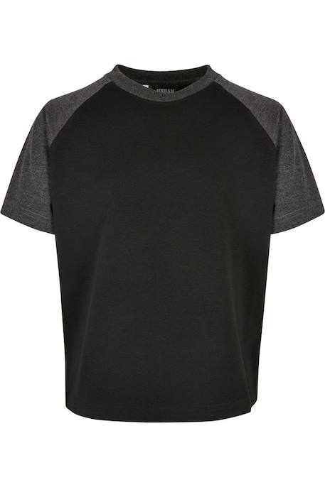 T-shirt coton Noir / charbon 1 - vertbaudet enfant 