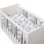Tour de lit modulable et réversible safari Safari, vert, gris, blanc 1 - vertbaudet enfant 