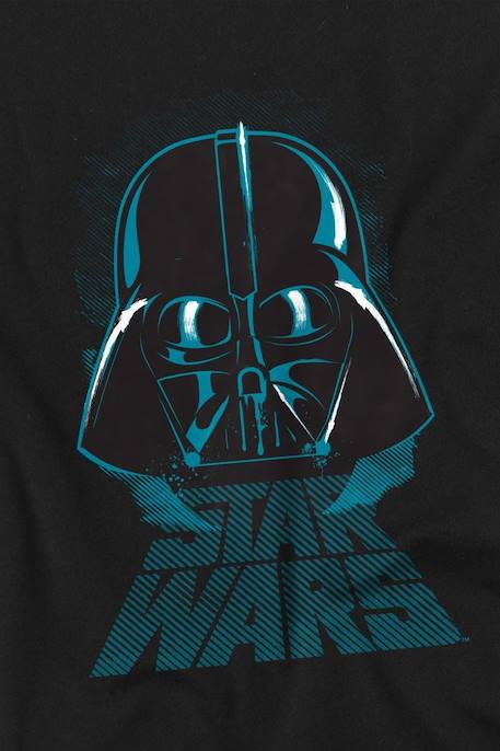 T-shirt garçon coton - Star Wars dark vador Noir 3 - vertbaudet enfant 
