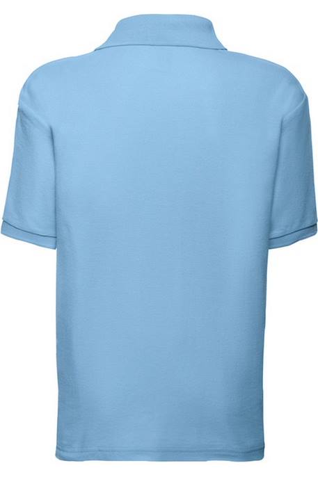 Polo polyester Blanc+Bleu ciel+Bleu marine+Bleu marine sombre+Bleu roi+Bordeaux+Gris chiné+Noir+Rouge+Tournesol+Vert bouteille 5 - vertbaudet enfant 