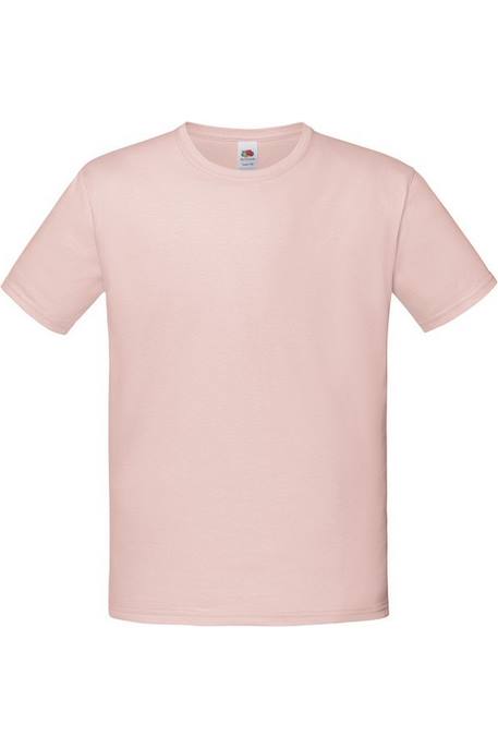 T-shirt iconic coton peigné et filé à l'anneau 150 Rose pâle 1 - vertbaudet enfant 