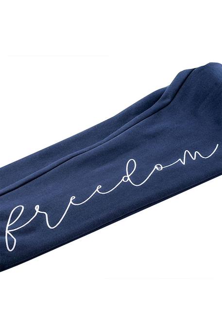 Pantalon de jogging coton lania Bleu foncé+Framboise 5 - vertbaudet enfant 