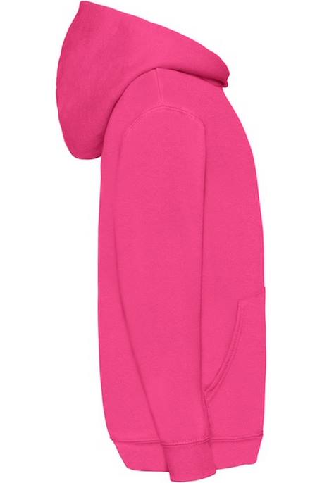 Sweat à capuche enfant coton classic Azur+Bleu marine+Bleu roi+Fuchsia+Noir+Rose clair+Rouge+Tournesol+Vert kelly 11 - vertbaudet enfant 