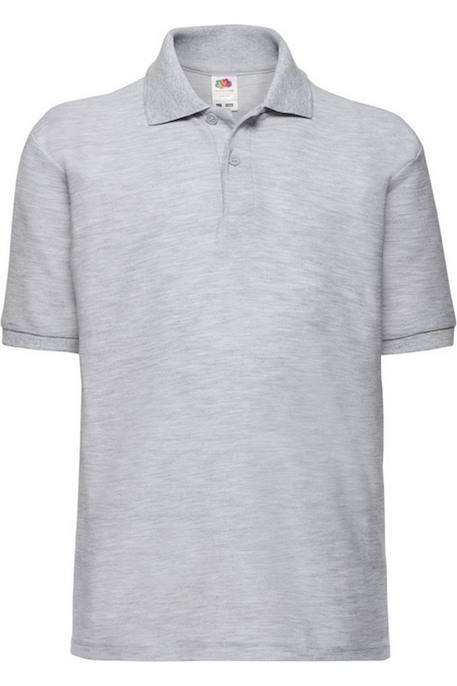 Polo polyester Blanc+Bleu ciel+Bleu marine+Bleu marine sombre+Bleu roi+Bordeaux+Gris chiné+Noir+Rouge+Tournesol+Vert bouteille 19 - vertbaudet enfant 