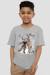 T-shirt coton la reine des neiges snow bros Gris chiné 4 - vertbaudet enfant 
