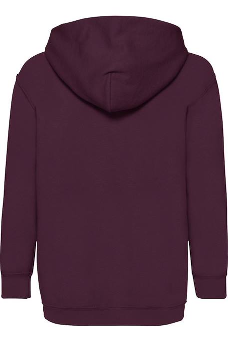 Sweat à capuche classic coton 260 Azur+Blanc+Bleu roi+Bordeaux+Gris chiné+Rose clair+Tournesol+Vert kelly 11 - vertbaudet enfant 