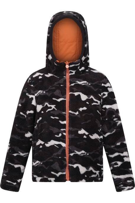 Veste polyester kyrell Orange brûlé / noir 3 - vertbaudet enfant 