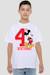 T-shirt 4ème anniversaire motif mickey mouse coton disney Blanc 4 - vertbaudet enfant 