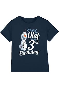Garçon-T-shirt, polo, sous-pull-T-shirt olaf coton la reine des neiges chillin like olaf