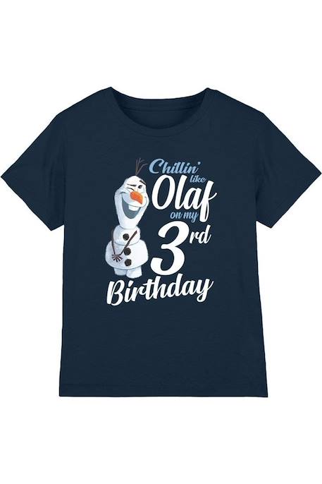 Garçon-T-shirt olaf coton la reine des neiges chillin like olaf