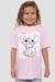 T-shirt motif croquis et nom répété coton Rose 3 - vertbaudet enfant 