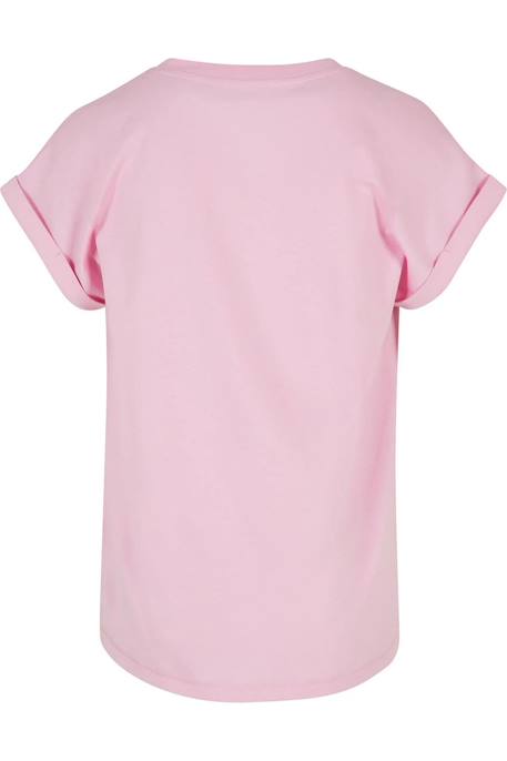 T-shirts coton bio Bleu barbeau / rose clair 4 - vertbaudet enfant 