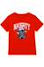 T-shirt coton naughty stitch Rouge 1 - vertbaudet enfant 