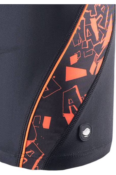 Short de bain motif/style logo  fiero Noir / noir 4 - vertbaudet enfant 