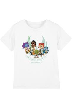 Garçon-T-shirt, polo, sous-pull-T-shirt young jedi adventure coton star wars young jedi adventure the force is with us
