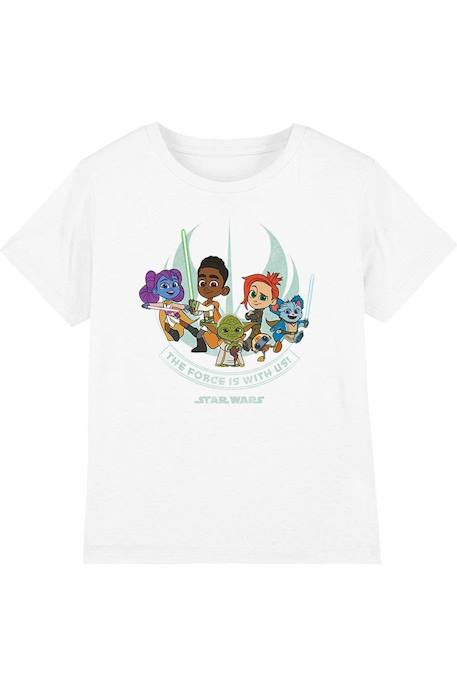 T-shirt young jedi adventure coton star wars young jedi adventure the force is with us Blanc 1 - vertbaudet enfant 