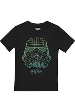 Garçon-T-shirt, polo, sous-pull-T-shirt motif trooper quadrillé coton star wars