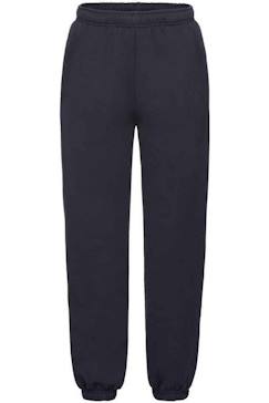 -Pantalon de jogging en coton peigné qualité supérieure premium