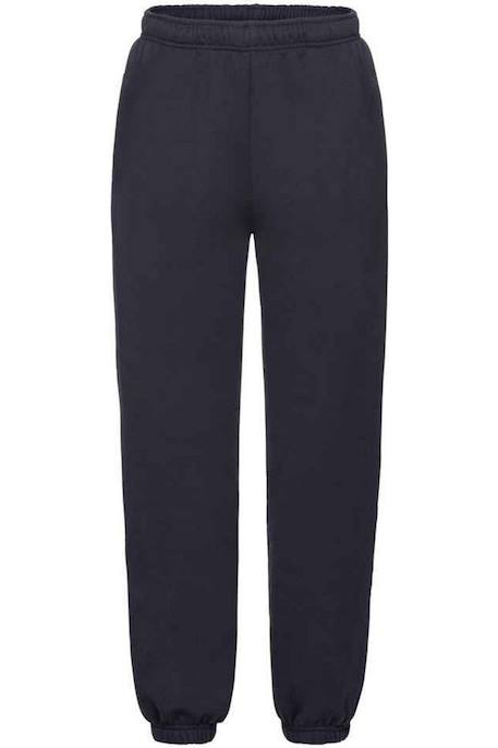 Pantalon de jogging en coton peigné qualité supérieure premium Bleu marine sombre+Noir 1 - vertbaudet enfant 