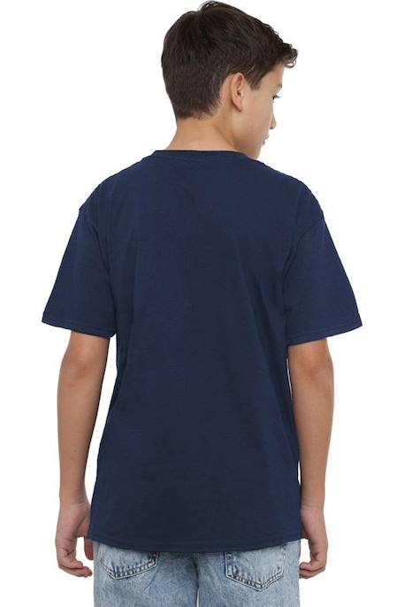 T-shirt motif visages des personnages coton Bleu marine 5 - vertbaudet enfant 