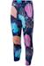 Legging motif/style feuilles tropicales  pike Bleu marine 3 - vertbaudet enfant 