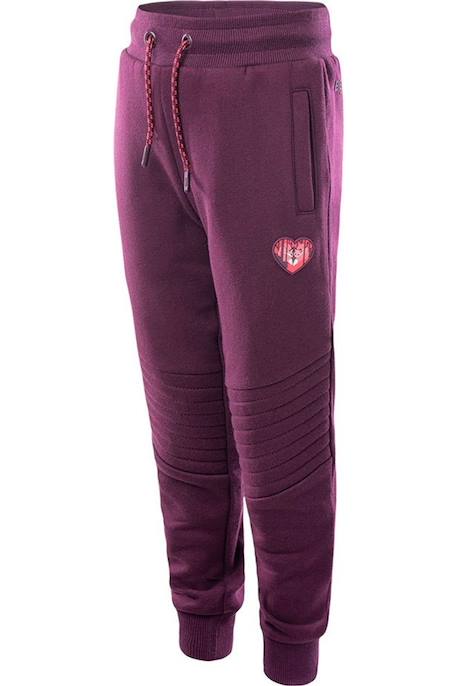 Pantalon de jogging coton tigos Violet foncé 3 - vertbaudet enfant 