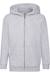 Veste à capuche coton classic Gris chiné 1 - vertbaudet enfant 