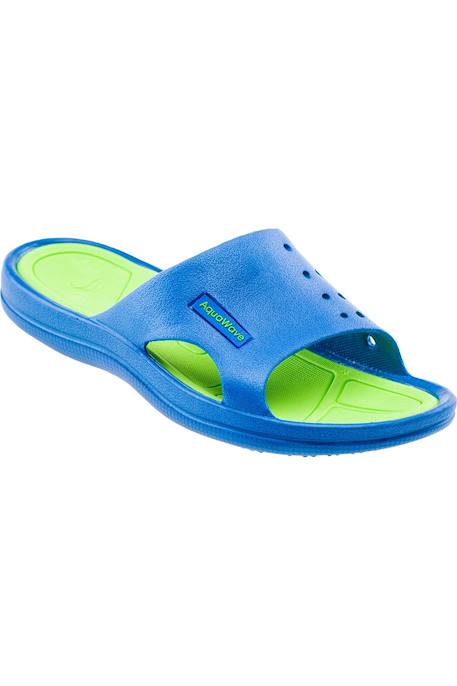 Claquettes  nahin Bleu vif / vert clair 1 - vertbaudet enfant 