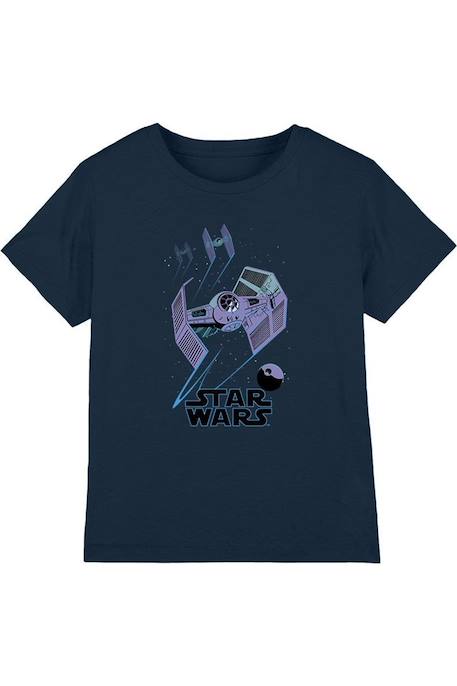 T-shirt coton star wars death star defenders Bleu marine 1 - vertbaudet enfant 