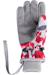 Gants de ski motif/style géométrique  kelly Gris / rose rouge / rouge betterave 2 - vertbaudet enfant 