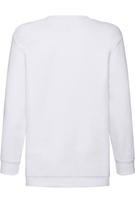 Sweat coton classic Blanc+Gris chiné 2 - vertbaudet enfant 