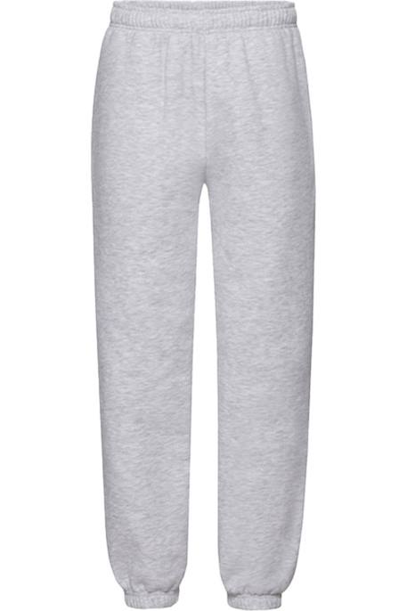 Pantalon de jogging coton premium Gris chiné 1 - vertbaudet enfant 