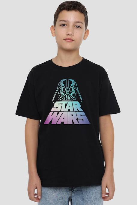 T-shirt garçon coton - Star Wars vadient Noir 3 - vertbaudet enfant 