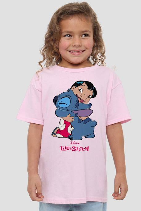 T-shirt motif câlin coton 90s Rose 3 - vertbaudet enfant 