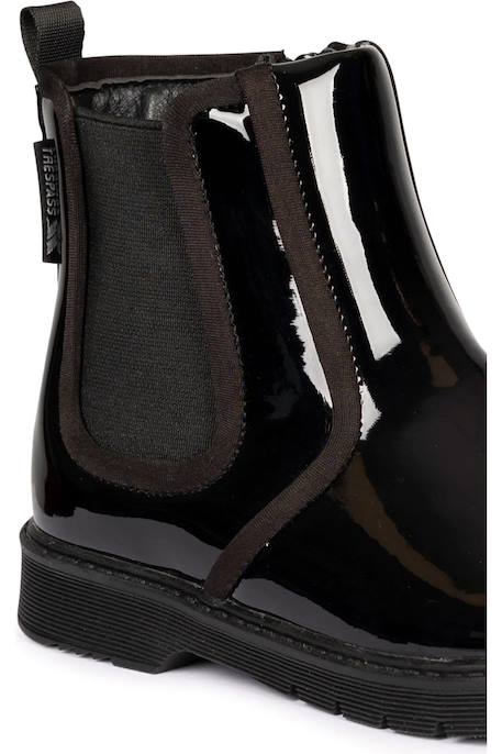 Bottines chelsea pu verni ziya Noir 3 - vertbaudet enfant 