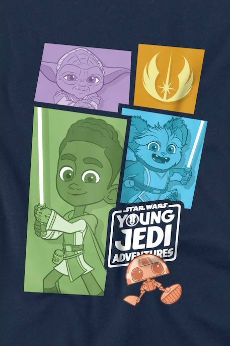 T-shirt coton star wars young jedi adventure Bleu marine 3 - vertbaudet enfant 