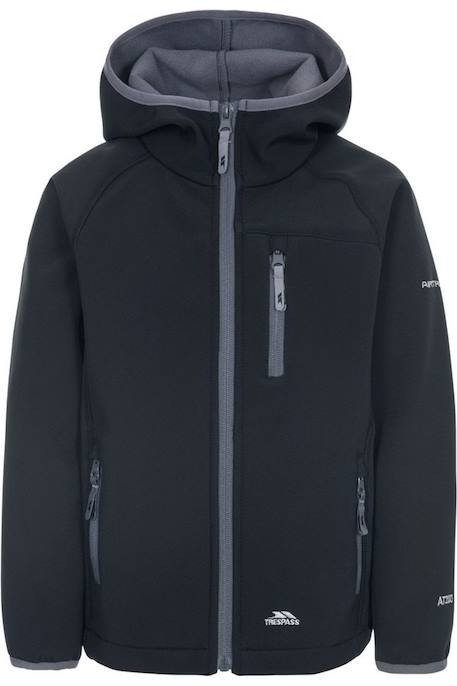 Veste softshell  kian Noir+Pourpre+Rose 1 - vertbaudet enfant 
