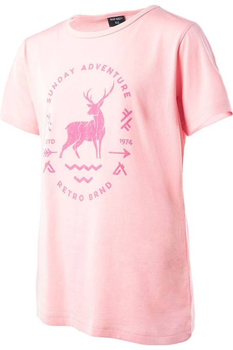T-shirt coton nina Rose argenté 4 - vertbaudet enfant 