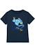 T-shirt coton aladdin let's make some magic Bleu marine 1 - vertbaudet enfant 
