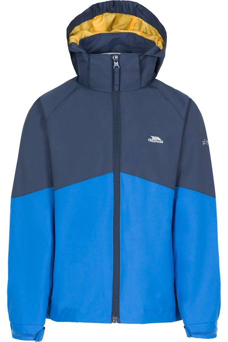 Veste imperméable garçon à capuche dexterous Bleu+Bleu marine 3 - vertbaudet enfant 