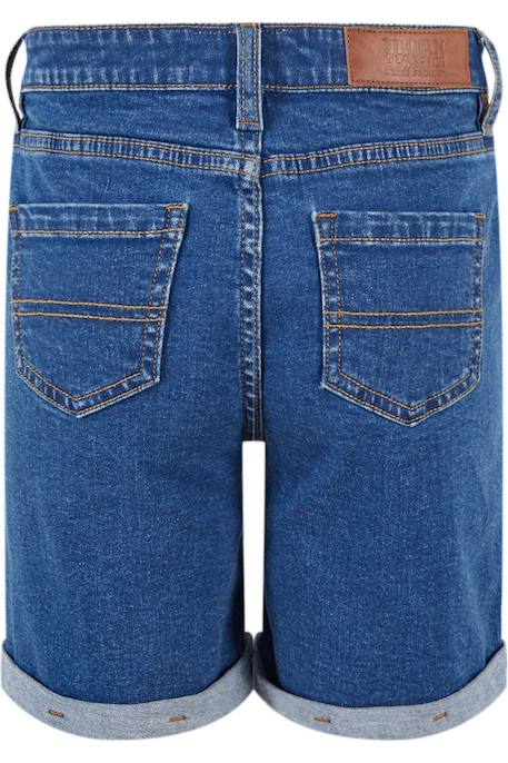 Short coton Bleu clair délavé 2 - vertbaudet enfant 